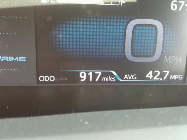 JTDKARFPXH3044290 - 2017 TOYOTA PRIUS PRIM წითელი ფოტო 8