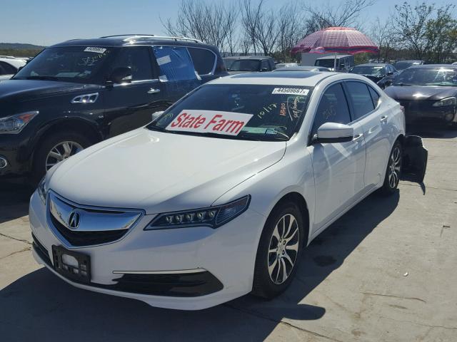 19UUB1F51GA010563 - 2016 ACURA TLX WHITE photo 2