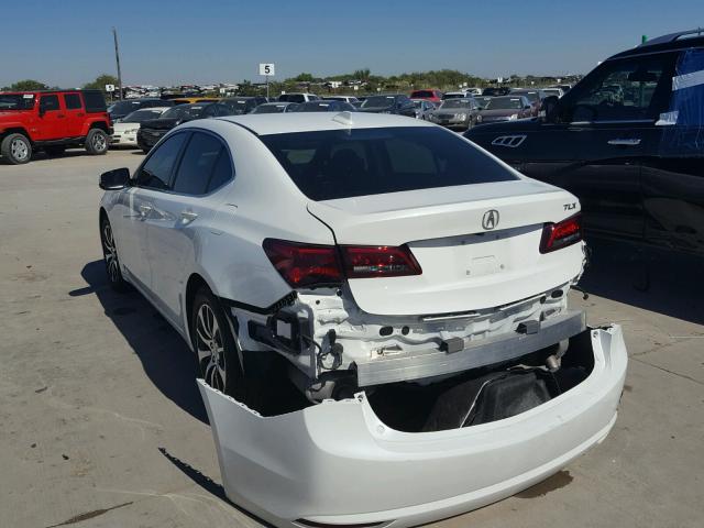 19UUB1F51GA010563 - 2016 ACURA TLX WHITE photo 3