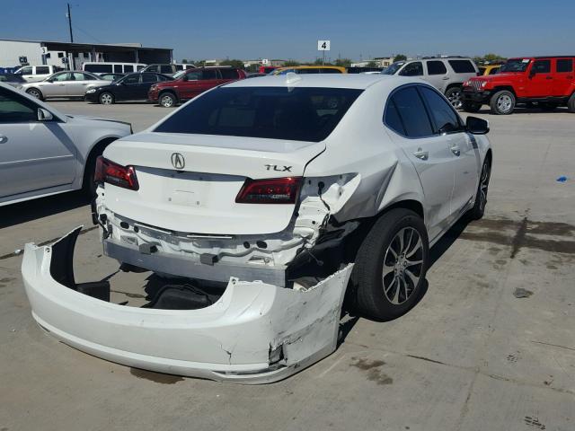 19UUB1F51GA010563 - 2016 ACURA TLX WHITE photo 4