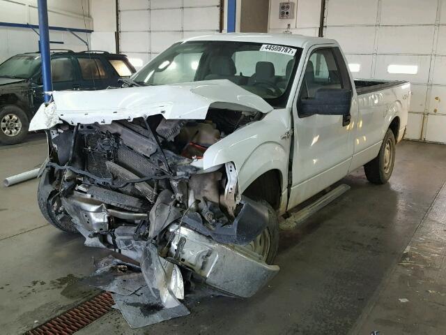 1FTMF1EM7EKG23936 - 2014 FORD F150 WHITE photo 2