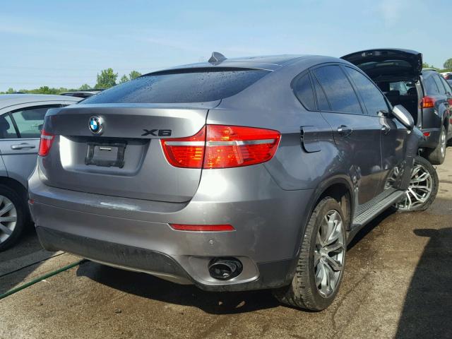 5UXFG4C52AL226544 - 2010 BMW X6 XDRIVE3 GRAY photo 4