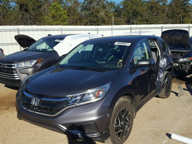 2HKRM3H44GH540971 - 2016 HONDA CR-V SE GRAY photo 2