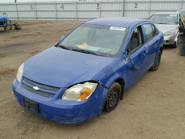 1G1AK58F987125854 - 2008 CHEVROLET COBALT LS BLUE photo 2