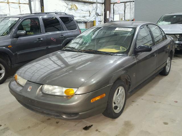 1G8ZH52851Z301449 - 2001 SATURN SL1 GRAY photo 2