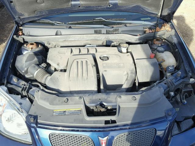 1G2AS18H397148103 - 2009 PONTIAC G5 BLUE photo 7