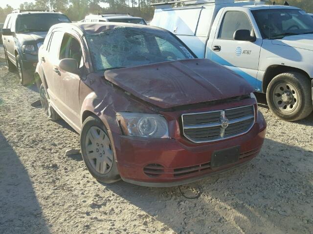 1B3HB48B97D286767 - 2007 DODGE CALIBER SX RED photo 1