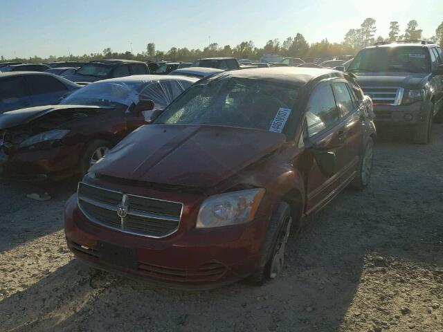 1B3HB48B97D286767 - 2007 DODGE CALIBER SX RED photo 2