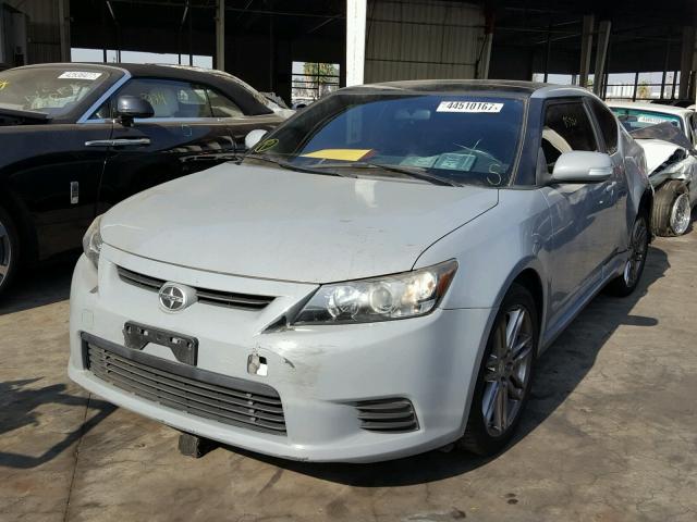 JTKJF5C72D3046175 - 2013 TOYOTA SCION TC GRAY photo 2