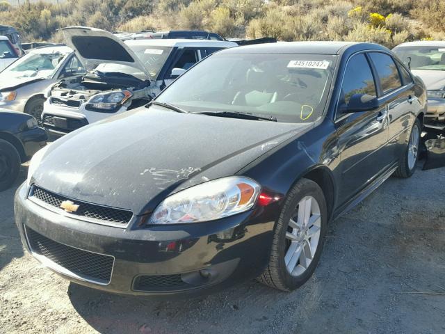 2G1WC5E36D1204211 - 2013 CHEVROLET IMPALA LTZ BLACK photo 2