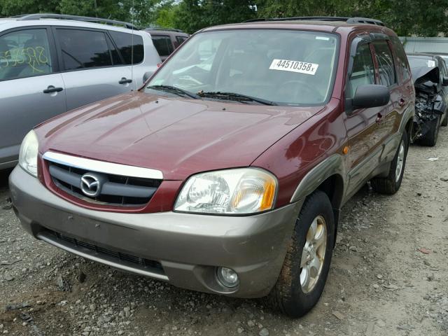 4F2CZ96133KM46286 - 2003 MAZDA TRIBUTE ES 勃艮第红 照片 2