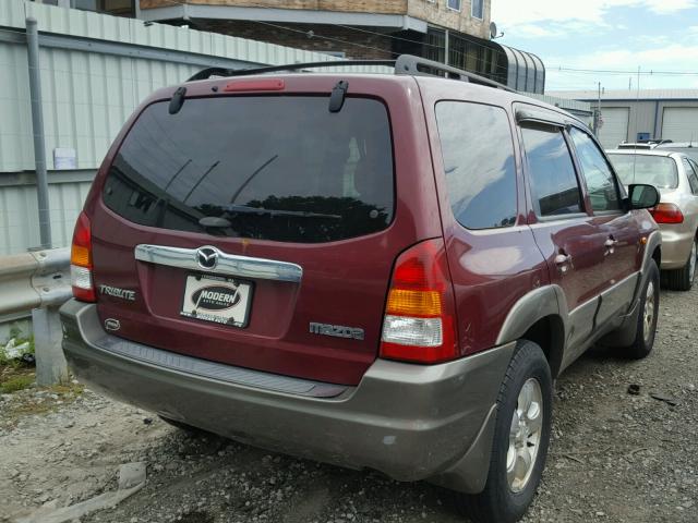 4F2CZ96133KM46286 - 2003 MAZDA TRIBUTE ES 勃艮第红 照片 4