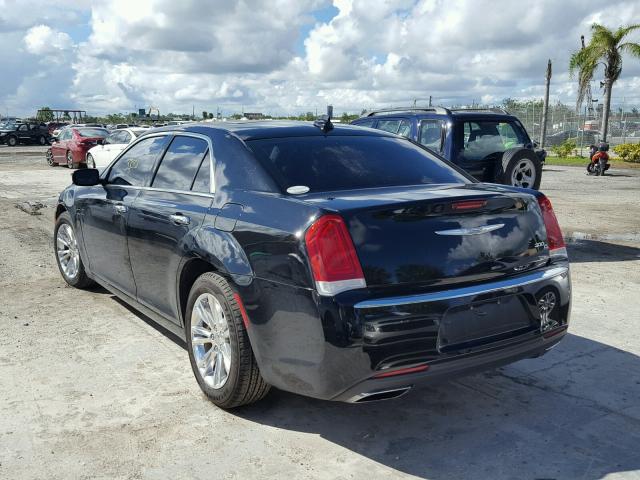 2C3CCAEGXFH807490 - 2015 CHRYSLER 300C BLACK photo 3