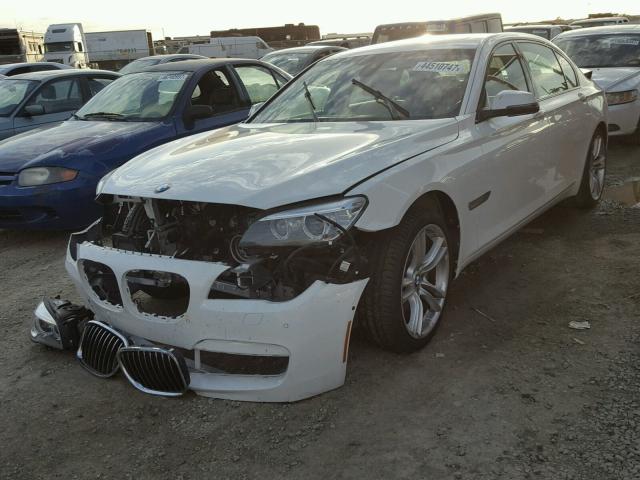 WBAYE8C51ED134653 - 2014 BMW 750 LI WHITE photo 2