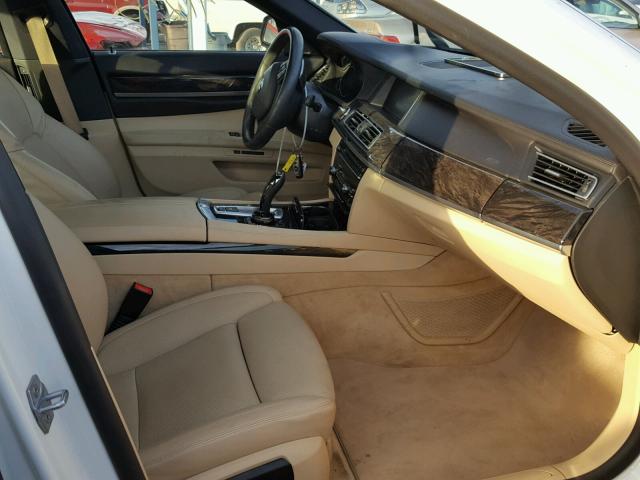 WBAYE8C51ED134653 - 2014 BMW 750 LI WHITE photo 5