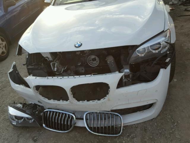 WBAYE8C51ED134653 - 2014 BMW 750 LI WHITE photo 9