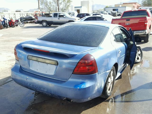 2G2WP552X61175533 - 2006 PONTIAC GRAND PRIX BLUE photo 4