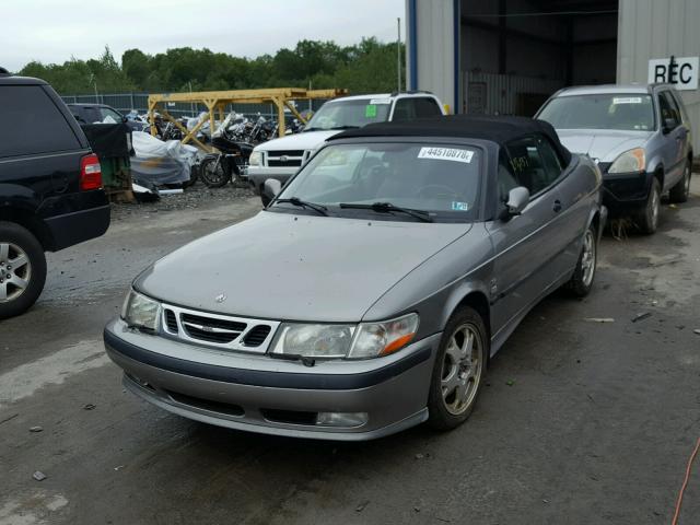 YS3DF78K517002665 - 2001 SAAB 9-3 SE GRAY photo 2