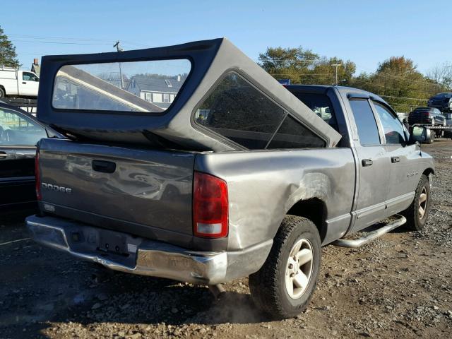 1D7HA18N92S574308 - 2002 DODGE RAM 1500 GRAY photo 4