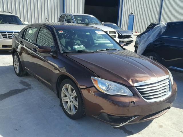 1C3CCBAB1DN698468 - 2013 CHRYSLER 200 LX BROWN photo 1