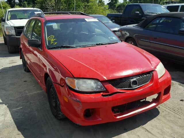 JM1BJ245621457495 - 2002 MAZDA PROTEGE PR RED photo 1