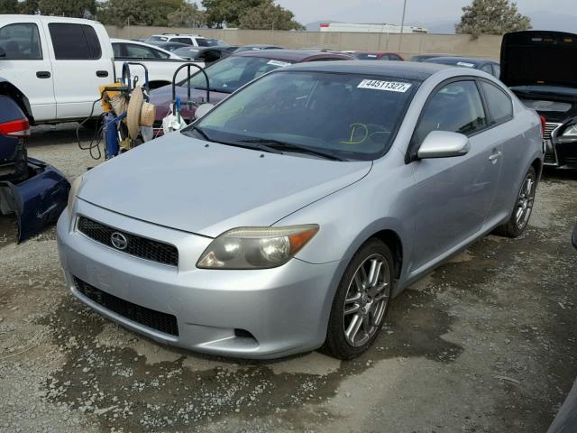 JTKDE177X50010790 - 2005 TOYOTA SCION TC SILVER photo 2