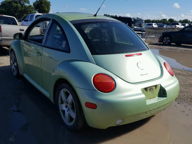 3VWCD21C33M405984 - 2003 VOLKSWAGEN NEW BEETLE 绿色 照片 3