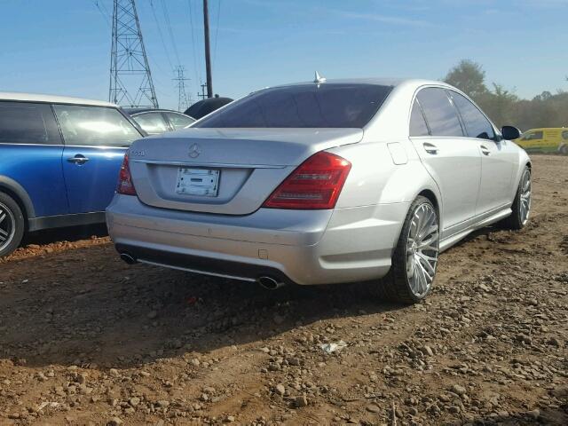 WDDNG71X87A108799 - 2007 MERCEDES-BENZ S 550 SILVER photo 4