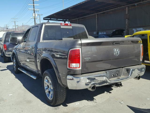 1C6RR6NT4ES293682 - 2014 RAM 1500 LARAM GRAY photo 3