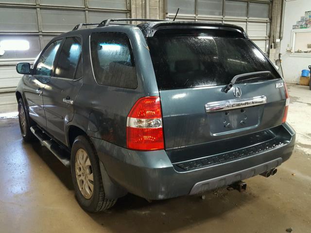 2HNYD18963H544996 - 2003 ACURA MDX TOURIN CHARCOAL photo 3
