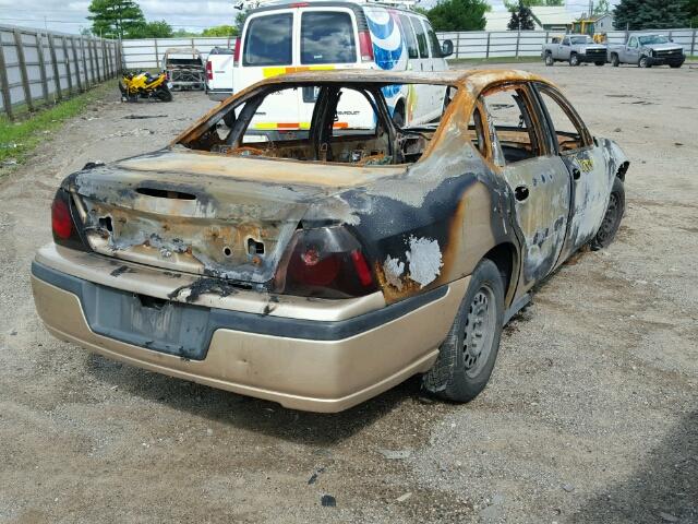 2G1WF52E449233219 - 2004 CHEVROLET IMPALA 棕色 照片 4