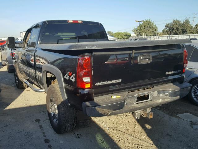 1GCHK29141E208682 - 2001 CHEVROLET SILVERADO BLACK photo 3