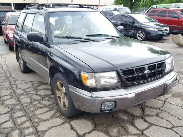 JF1SF6559WH762533 - 1998 SUBARU FORESTER S BLACK photo 1