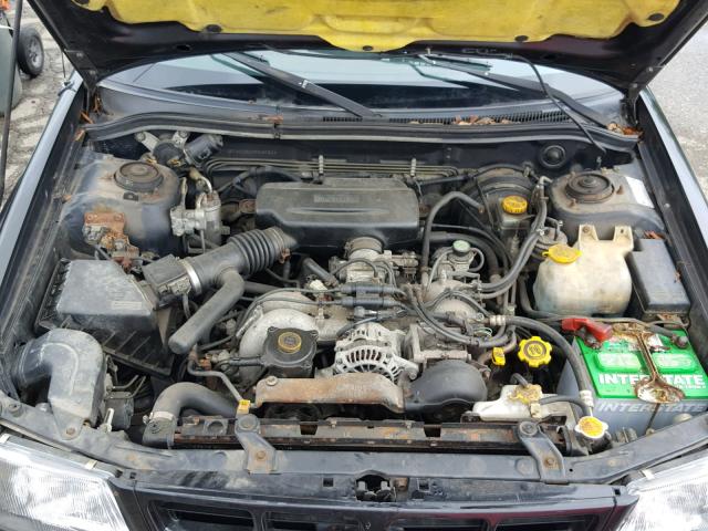 JF1SF6559WH762533 - 1998 SUBARU FORESTER S BLACK photo 7