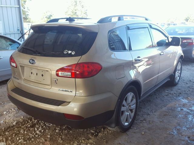 4S4WX98D684411923 - 2008 SUBARU TRIBECA TAN photo 4