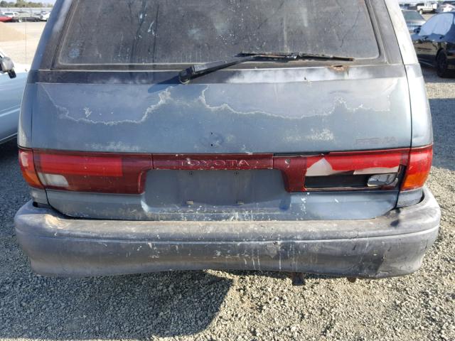 JT3AC11R6M1007215 - 1991 TOYOTA PREVIA DLX GRAY photo 9