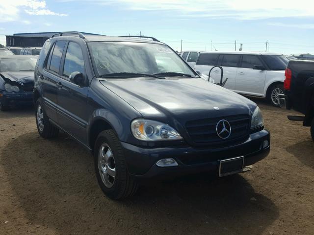 4JGAB57E14A502251 - 2004 MERCEDES-BENZ ML 350 BLUE photo 1