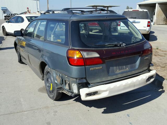 4S3BH6652Y6652473 - 2000 SUBARU LEGACY OUT GREEN photo 3