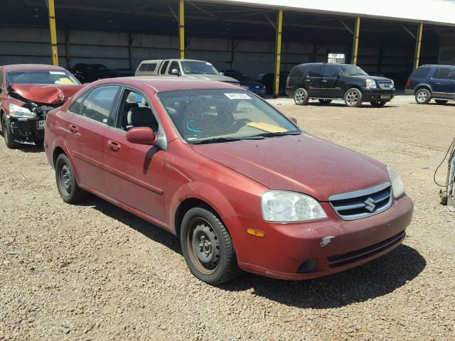 KL5JD56Z58K900975 - 2008 SUZUKI FORENZA BA BURGUNDY photo 1