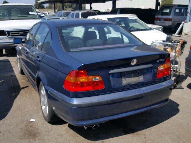 WBAAZ33494KP86589 - 2004 BMW 325 IS SUL BLUE photo 3