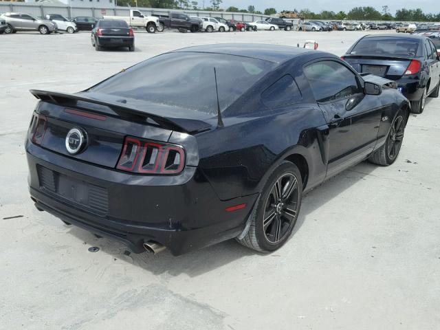 1ZVBP8CF6E5253687 - 2014 FORD MUSTANG GT BLACK photo 4