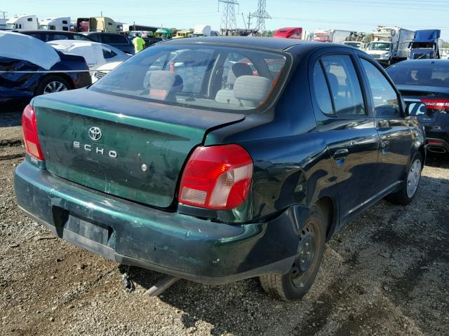 JTDBT123620211509 - 2002 TOYOTA ECHO GREEN photo 4