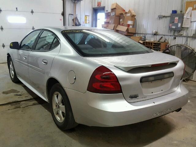 2G2WP522551341458 - 2005 PONTIAC GRAND PRIX SILVER photo 3