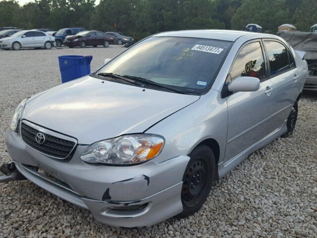 1NXBR32E17Z794353 - 2007 TOYOTA COROLLA SILVER photo 2