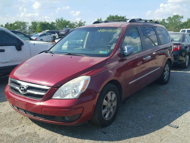 KNDMC233276033762 - 2007 HYUNDAI ENTOURAGE BURGUNDY photo 2