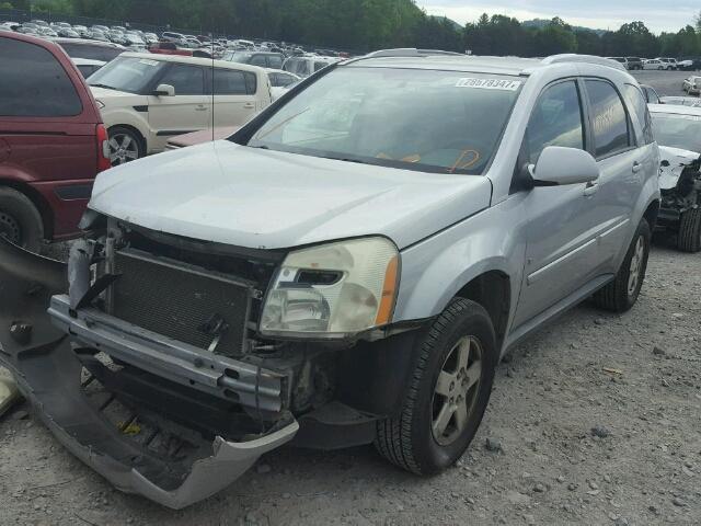 2CNDL73F966113443 - 2006 CHEVROLET EQUINOX SILVER photo 2