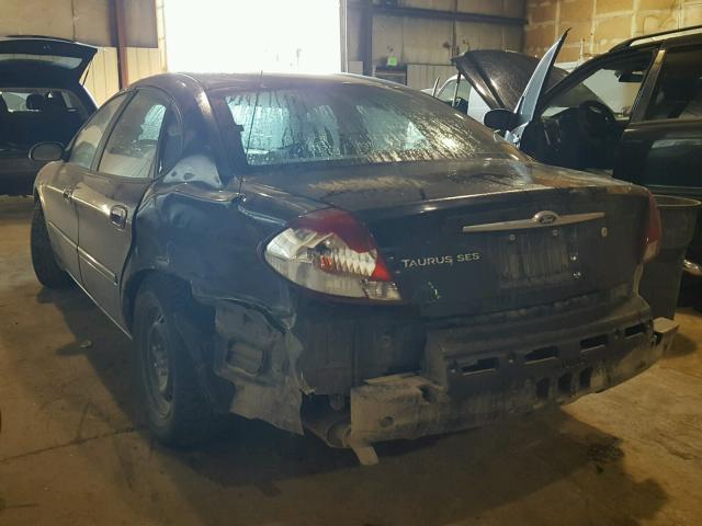 1FAFP55223G138007 - 2003 FORD TAURUS SES BLACK photo 3