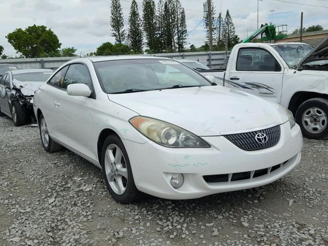 4T1CA38P05U039521 - 2005 TOYOTA CAMRY SOLA WHITE photo 1