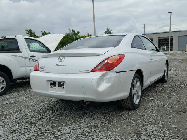 4T1CA38P05U039521 - 2005 TOYOTA CAMRY SOLA WHITE photo 4