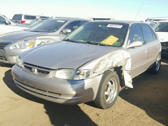 1NXBR18E5XZ278377 - 1999 TOYOTA COROLLA VE SILVER photo 2